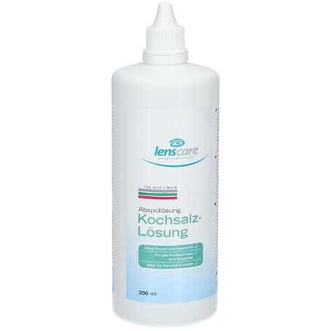 Lenscare Kochsalzlösung 380 ml Shop Apotheke