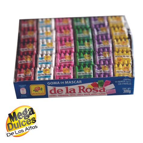 Chicle 4s Pastillas La Rosa Megadulces