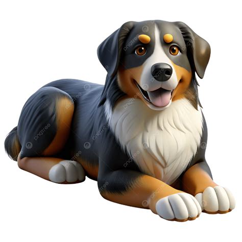 3d Bernese Mountain Dog, Bernese Mountain Dog, 3d Dog, Pet PNG Transparent Image and Clipart for