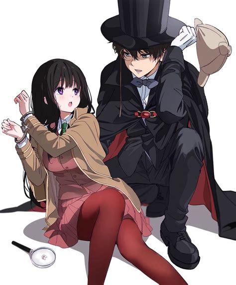 냥말가게 on Twitter Hyouka Cute anime couples Cute anime character