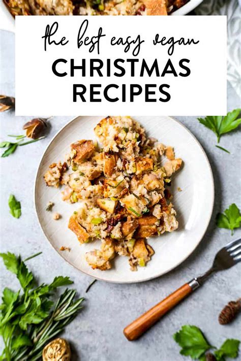 Simple Healthy Vegan Christmas Recipes Ultimate List