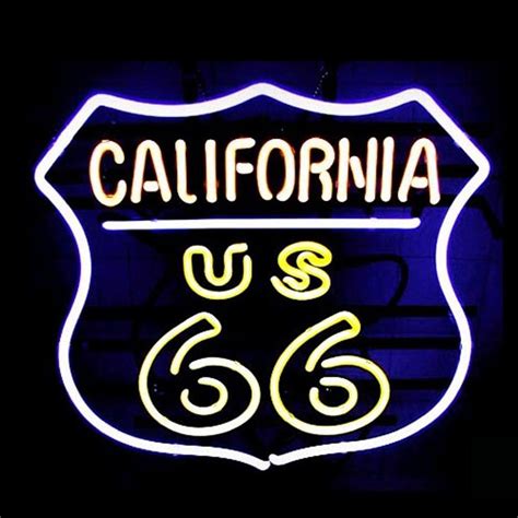 California Route 66 Neon Sign – DIY Neon Signs