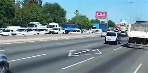 VIDEO múltiple choque en Panamericana cinco autos involucrados y