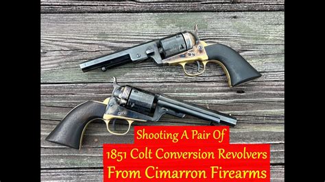 Shooting 1851 Colt Conversion Revolvers From Cimarron Uberti In 38