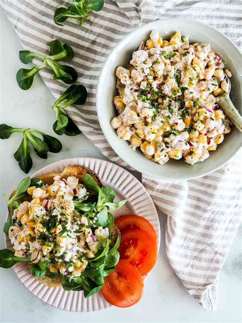 Vegansk tunsalat Den bedste og nemmeste kikærtesalat