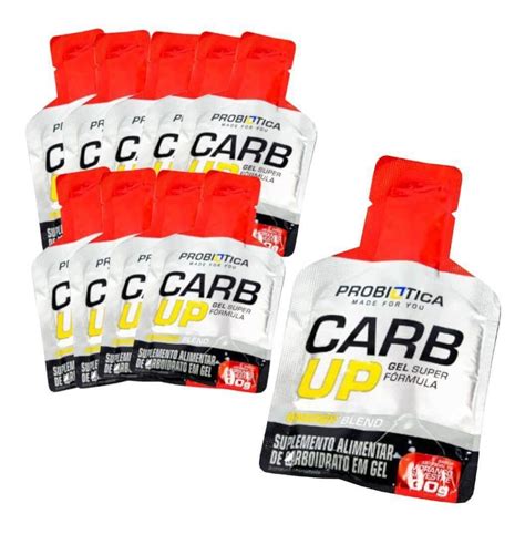 Gel Carb Up Morango Caixa Un Energia P Ciclistas Corrida Mercadolivre