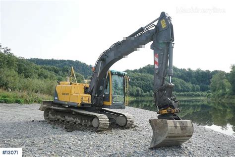 Volvo EC140B LC Excavator W Rototilt And Defect GPS Tracked Excavator