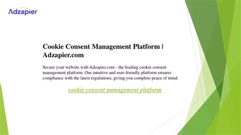 Ppt Cookie Consent Management Platform Powerpoint