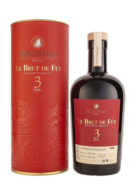 Montebello Rhum Vieux 3 ans Le Brut de Fût Batch 1 70cl 52 3 Les