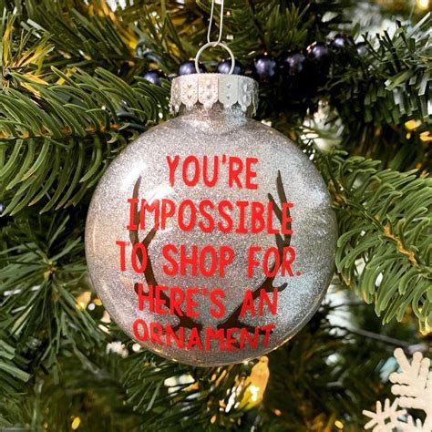 Funny Christmas Ornament Impossible To Buy For Christmas Etsy Canada