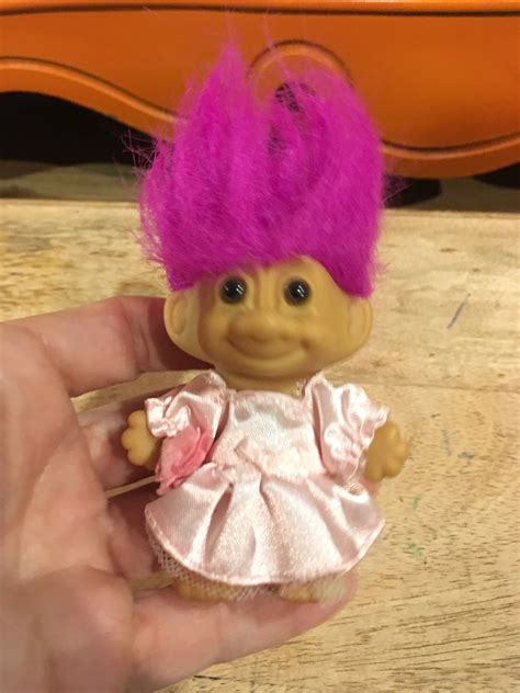 Vintage Purple Hair Troll Doll Russ Troll Doll Purple Etsy