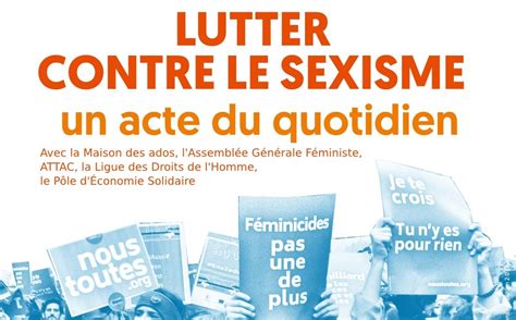 Lutter Contre Le Sexisme Un Acte Quotidien 🔴 Info Libertaire