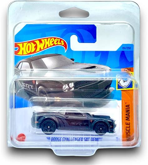 Hot Wheels Dodge Challenger Srt Demon Black Muscle Mania