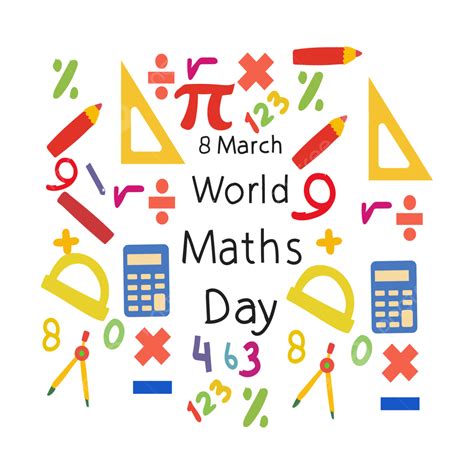 World Math Day Vector World Maths Day Vector Math PNG And Vector