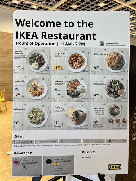 Menu At IKEA Restaurant Jacksonville Gate Pkwy