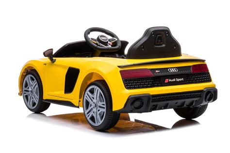 Auto Na Akumulator Audi R8 Lift A300 Żółte 9044 LeanToys