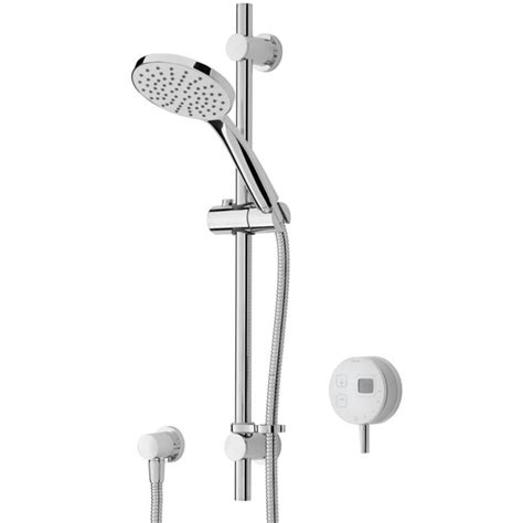 BRISTAN Artisan Evo Digital Thermostatic Shower, Rear Fed, White, ARDE SHCAR W