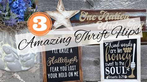 3 AMAZING THRIFT FLIPS Inspirational Designs Third Thursday Thrift