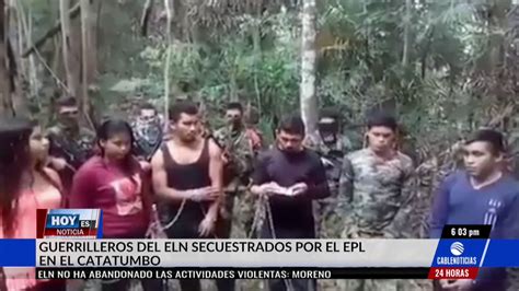 Seis Guerrilleros Del Eln Fueron Secuestrados Por El Epl En Catatumbo