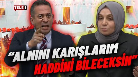 Meclis te kıyamet koptu AKP li Leyla Şahin bez parçası dedi Ali