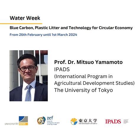 Water Week Blue Carbon Plastic Litter And Technology For Circular