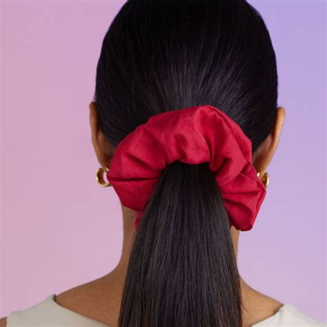 Buy Pipa Bella By Nykaa Fashion Stylish Pack Of 2 Red Scrunchies Online