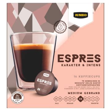 Jumbo Espresso Koffiecups Stuks Bestellen Fris Sap Koffie Thee