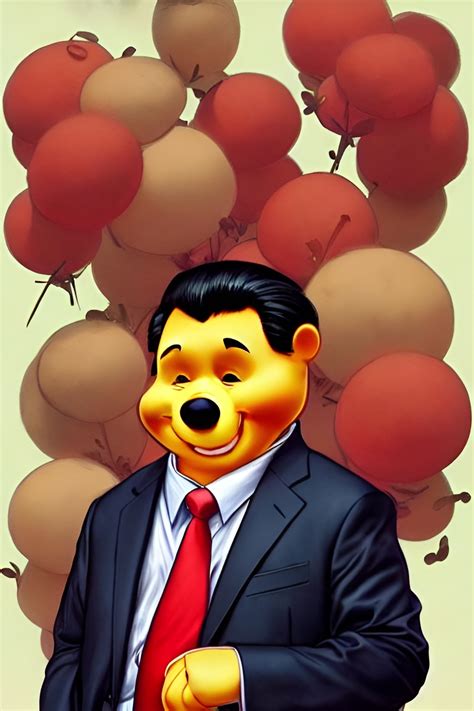 Xi Jinping as Winnie the Pooh : r/aiArt