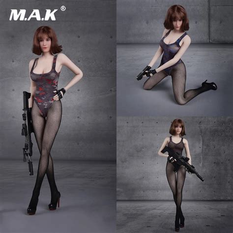 Fg068 1 6 Scale Collectible Sexy Female Clothes Camouflage Swimsuit