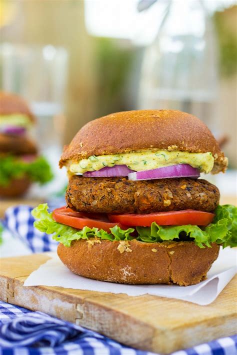 Vegan Sweet Potato Black Bean Burger Recipe Besto Blog