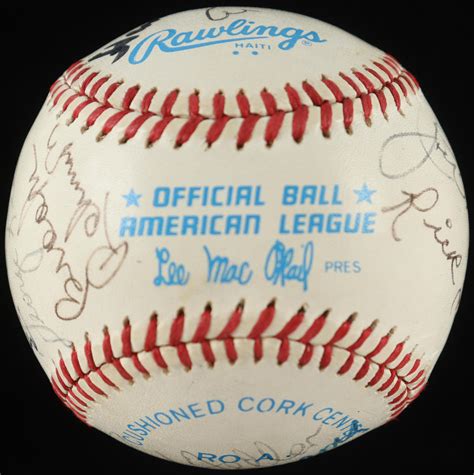 Baseball Legends OAL Baseball Signed By 14 With Hank Greenberg Joe