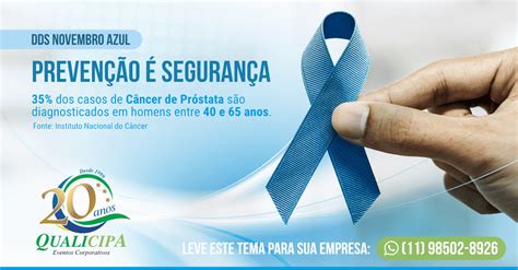 Campanha Novembro Azul Qualicipa Eventos