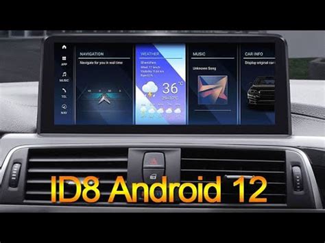 NaviFly 2023 New Arrival Android 12 ID8 For BMW Snapdragon 662 8G 256G