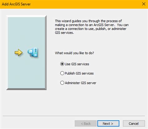 How To Connect To A GIS Server With ArcMap Atlas