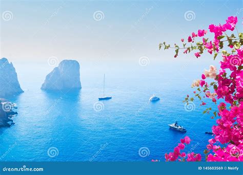 Capri Island Italy Stock Image Image Of Italy Horizon 145603569