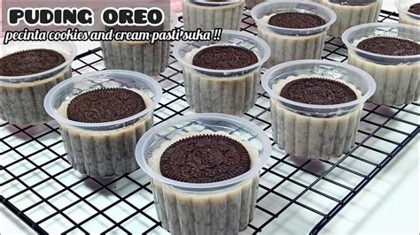 Cuma Bahan Puding Oreo Cup Ide Jualan Puding Youtube