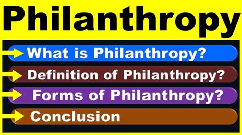 What Is Philanthropy Definition Of Philanthropy Forms Of