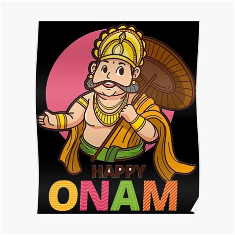 Happy Onam Poster For Sale By Thegumpshop Redbubble