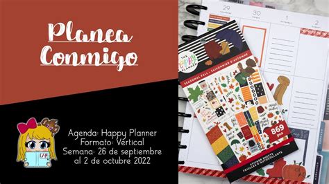 Planea Conmigo Agenda Happy Planner Oficialmente Es Oto O Youtube