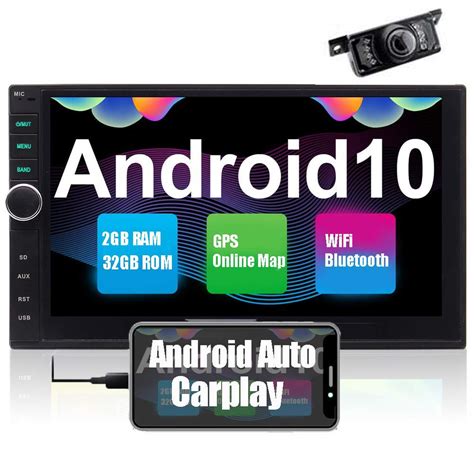 Buy Android Auto Head Unit Double Din Car Stereo With Sat Nav Carplay