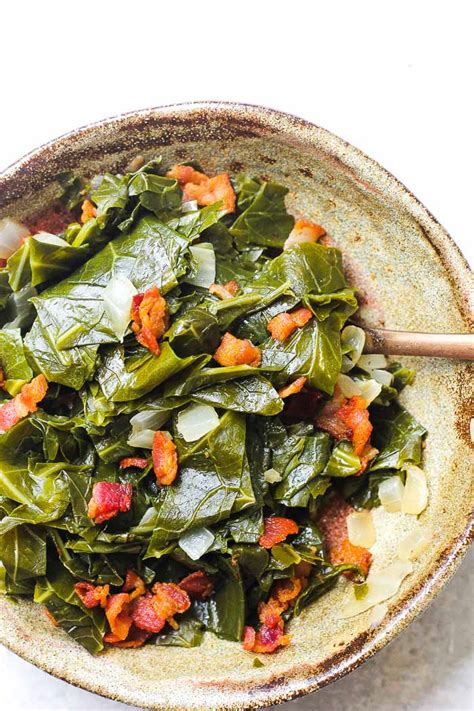 Instant Pot Collard Greens With Bacon Berry Maple