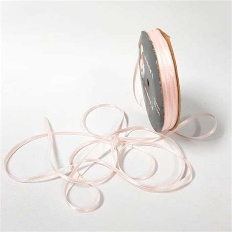 Satin Double Sided 3mm Light Pink Desflora