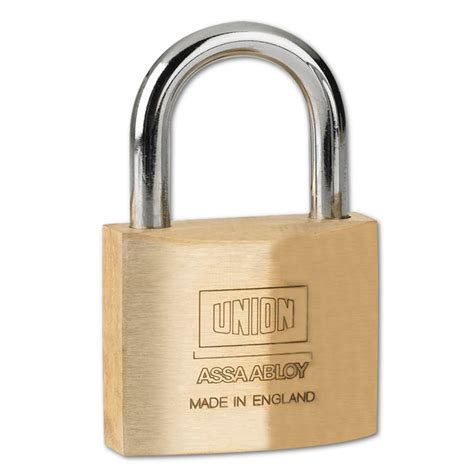 Union Brass Open Shackle Padlock