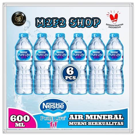 Jual Air Mineral Nestle Pure Life Botol Tanggung Ml Kemasan