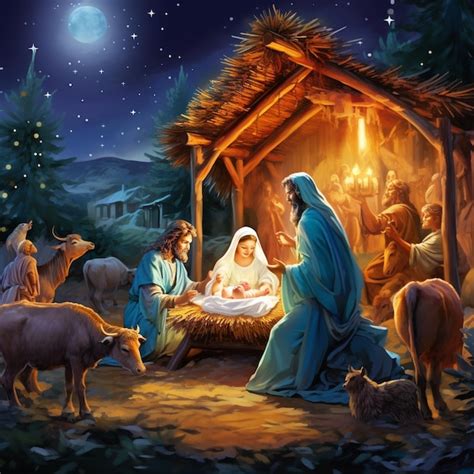 Nativity Christmas Wallpaper