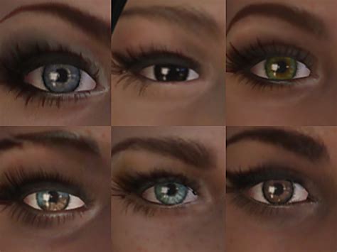 Eye Colors For MP Female And Male GTA5 Mods