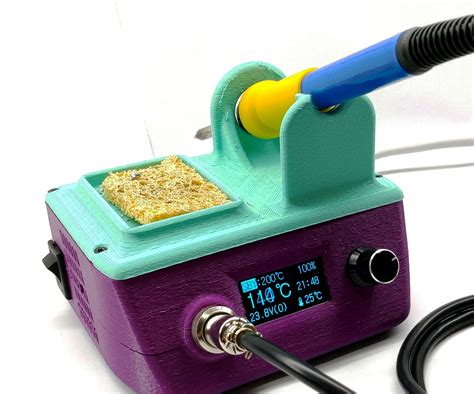 3d Case Soldering Station T12 Iron 6 Steps Instructables