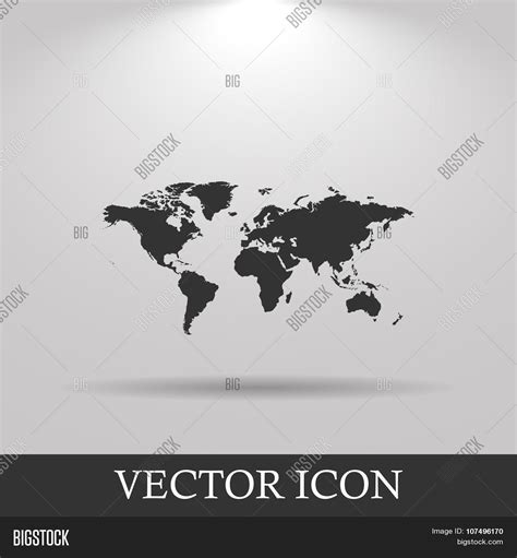 World Map Vector Photo Free Trial Bigstock