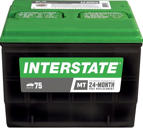 Interstate Batteries Group 75 Car Battery Replacement Mt 75 12v 650 Cca 24 Month