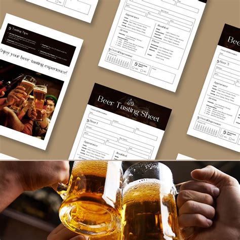 Beer Tasting Score Card Beer Scorecard Beer Rating Beer Tasting Beer ...